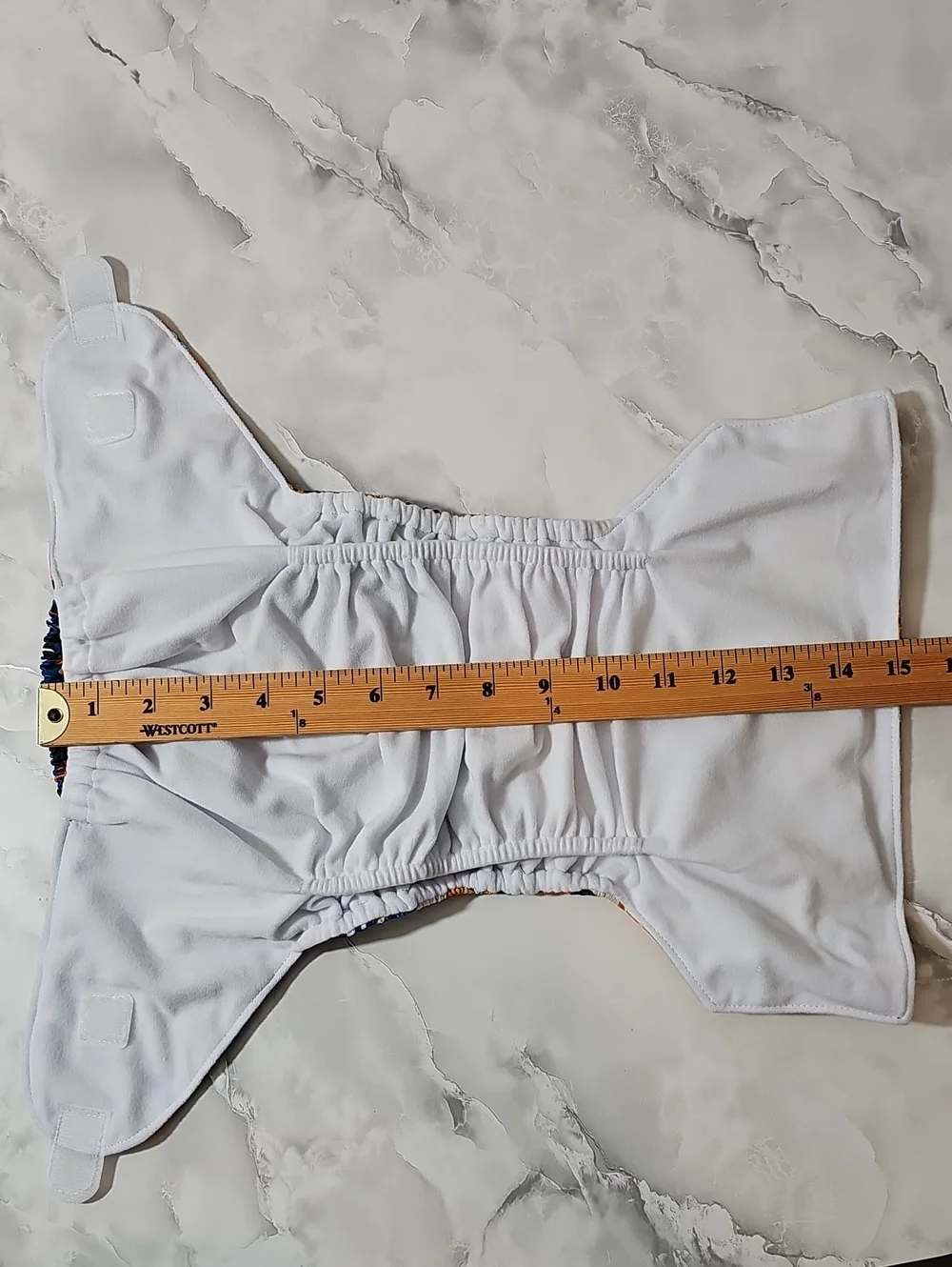 Large Reusable Pocket Cloth Diaper Adjustable Snaps Velcro Closure
